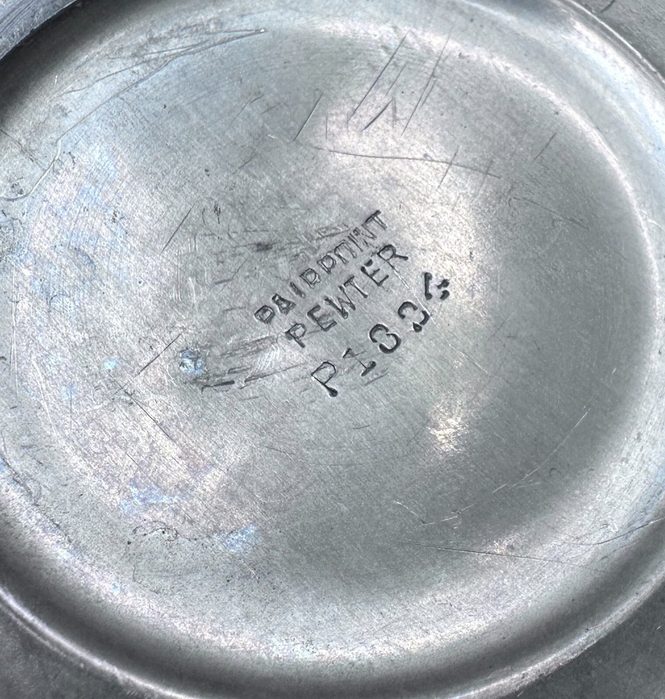 Antique Pairpoint 7" Pewter Water Pitcher Signed/Numbered