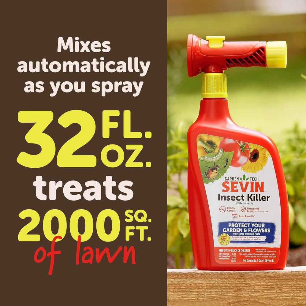 Sevin Insect Killer Ready To Spray, White