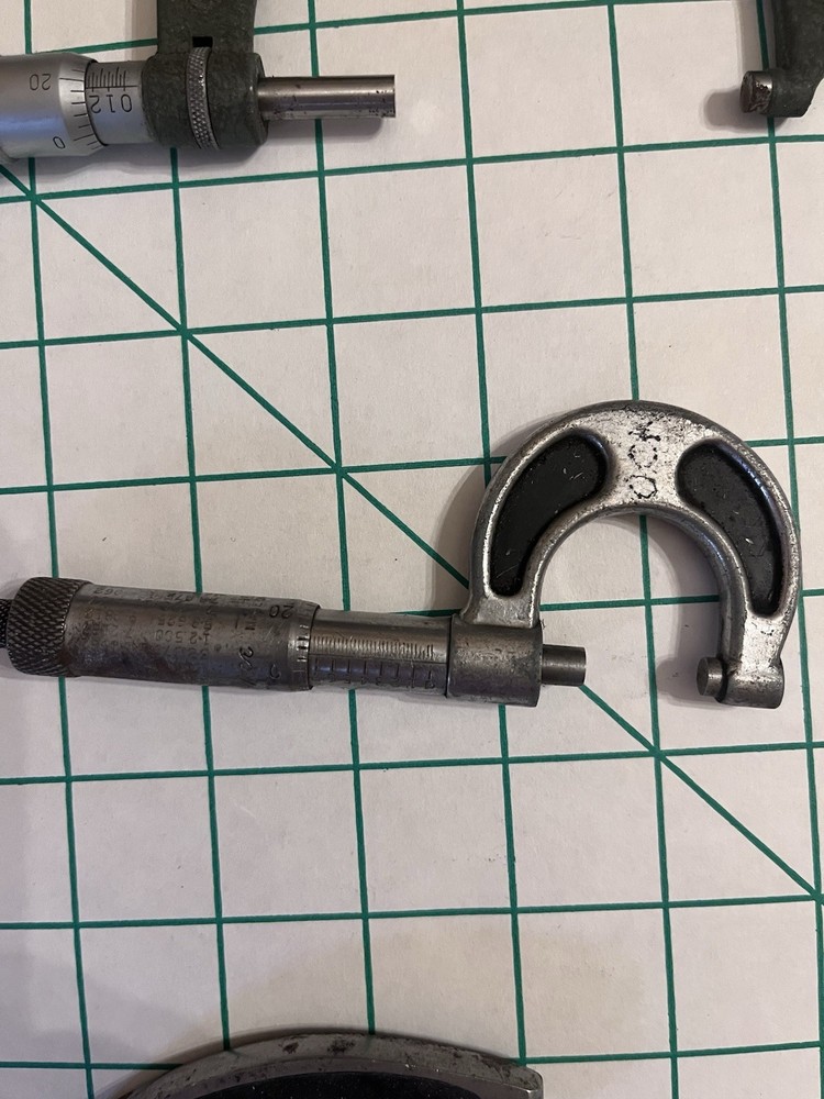 Starrett And Craftsman Outside Micrometers