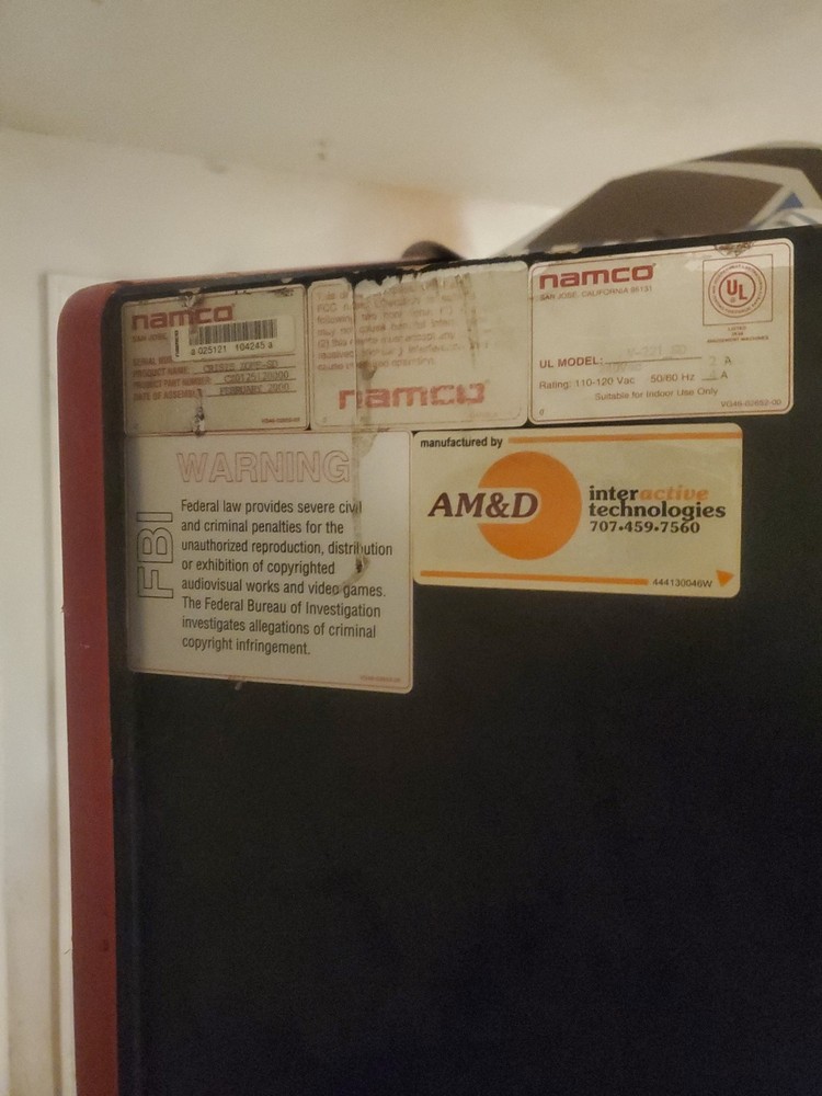 Namco Crisis Zone Aracde Original