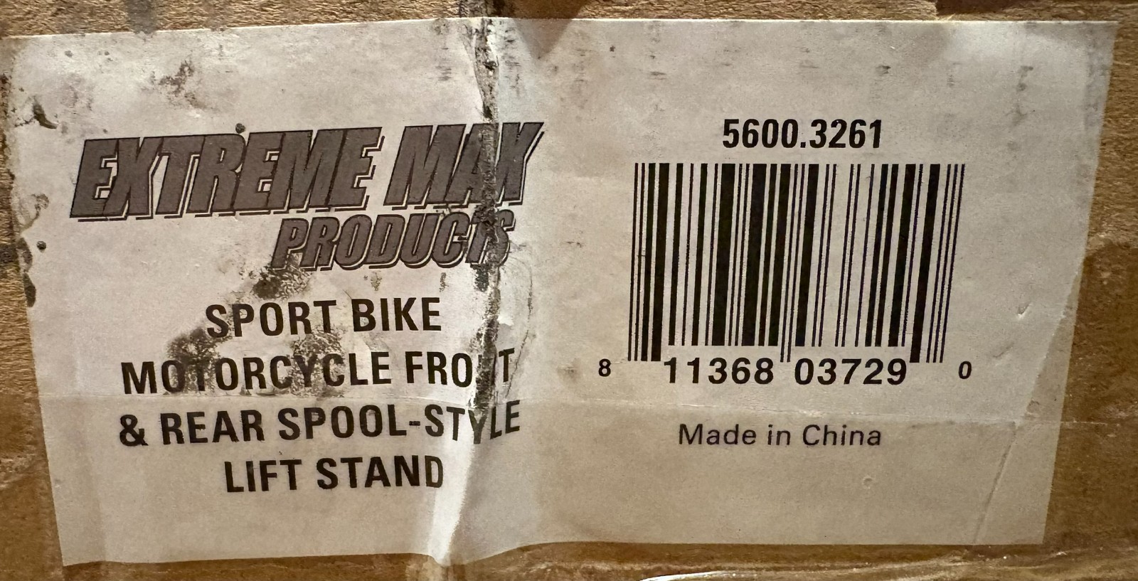 Extreme Max Sport Bike Motorcycle Lift Stand Front + Rear Spool-Style Black