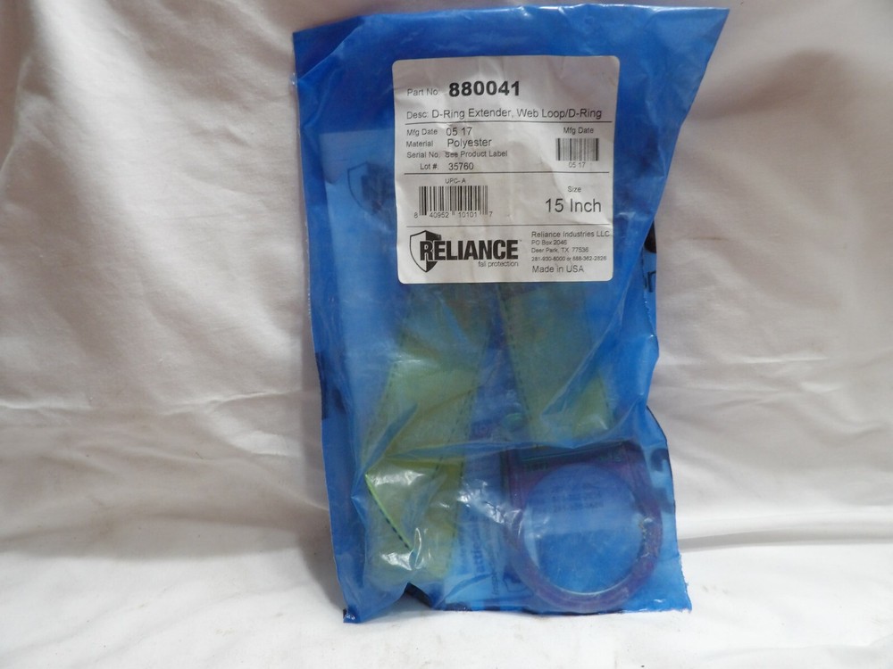 Reliance 15" D-Ring Extender Web Loop/D-Ring 880041