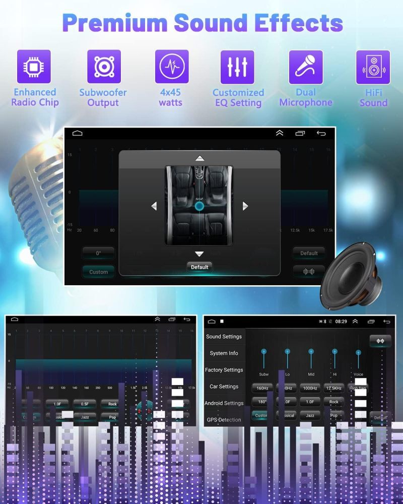 Apple Carplay For Toyota Corolla 2009-2013 Car Stereo Radio Android 15 GPS WIFI