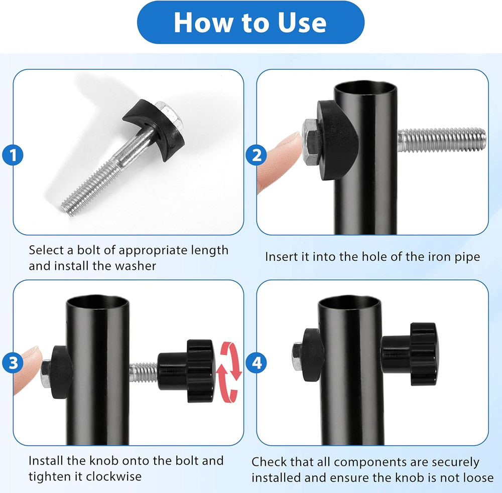 2 Sets Rollator Walker Replacement Parts，Complete Walker Accessories Kit with 4