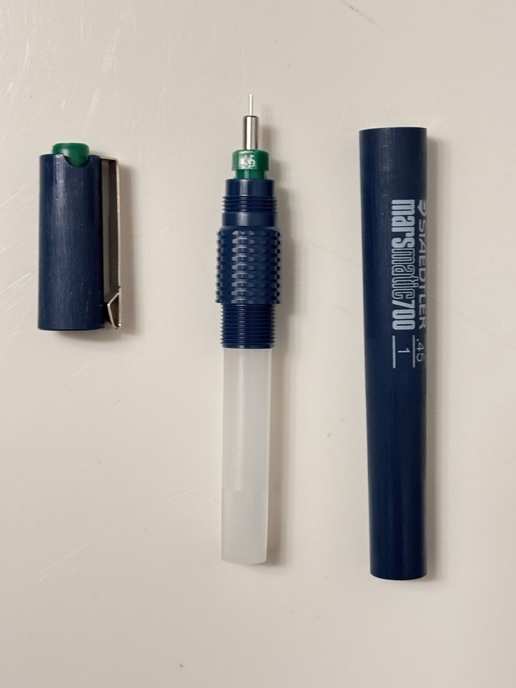*INCOMPLETE* Staedtler Marsmatic 700 Technical Drafting Drawing Pen Set (7)
