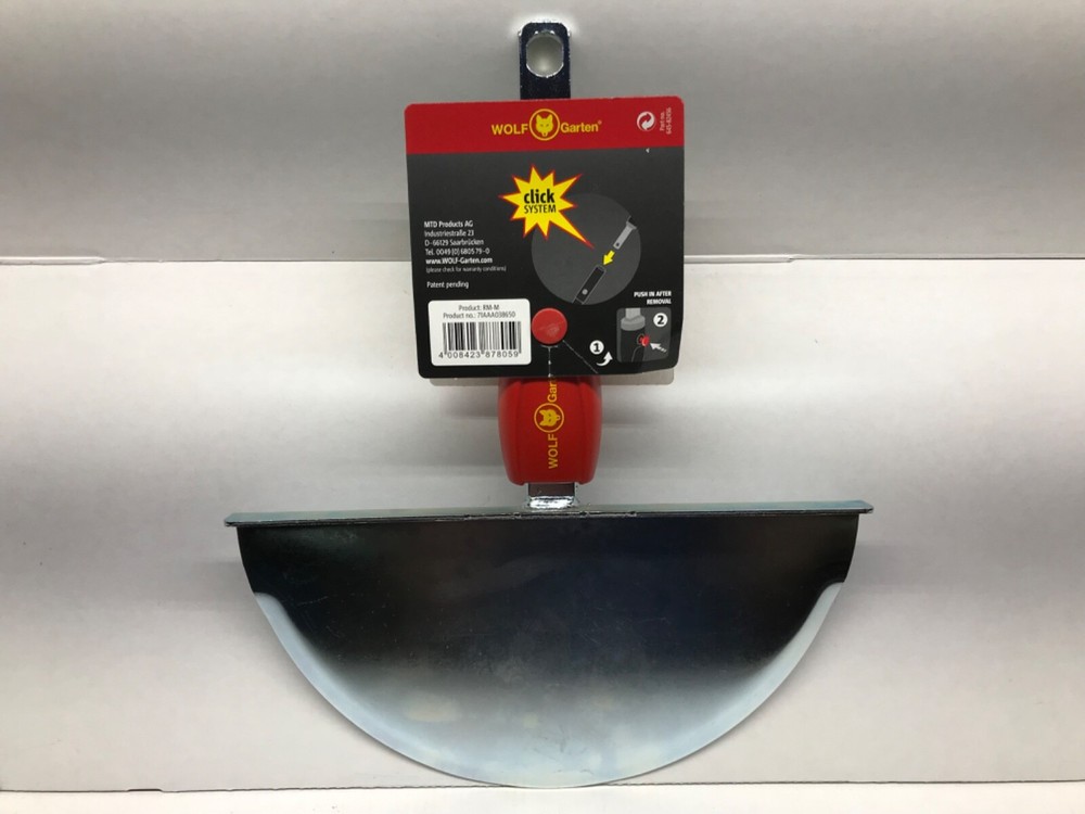 Wolf Garten Click System Half Moon Edger Attachment RM-M