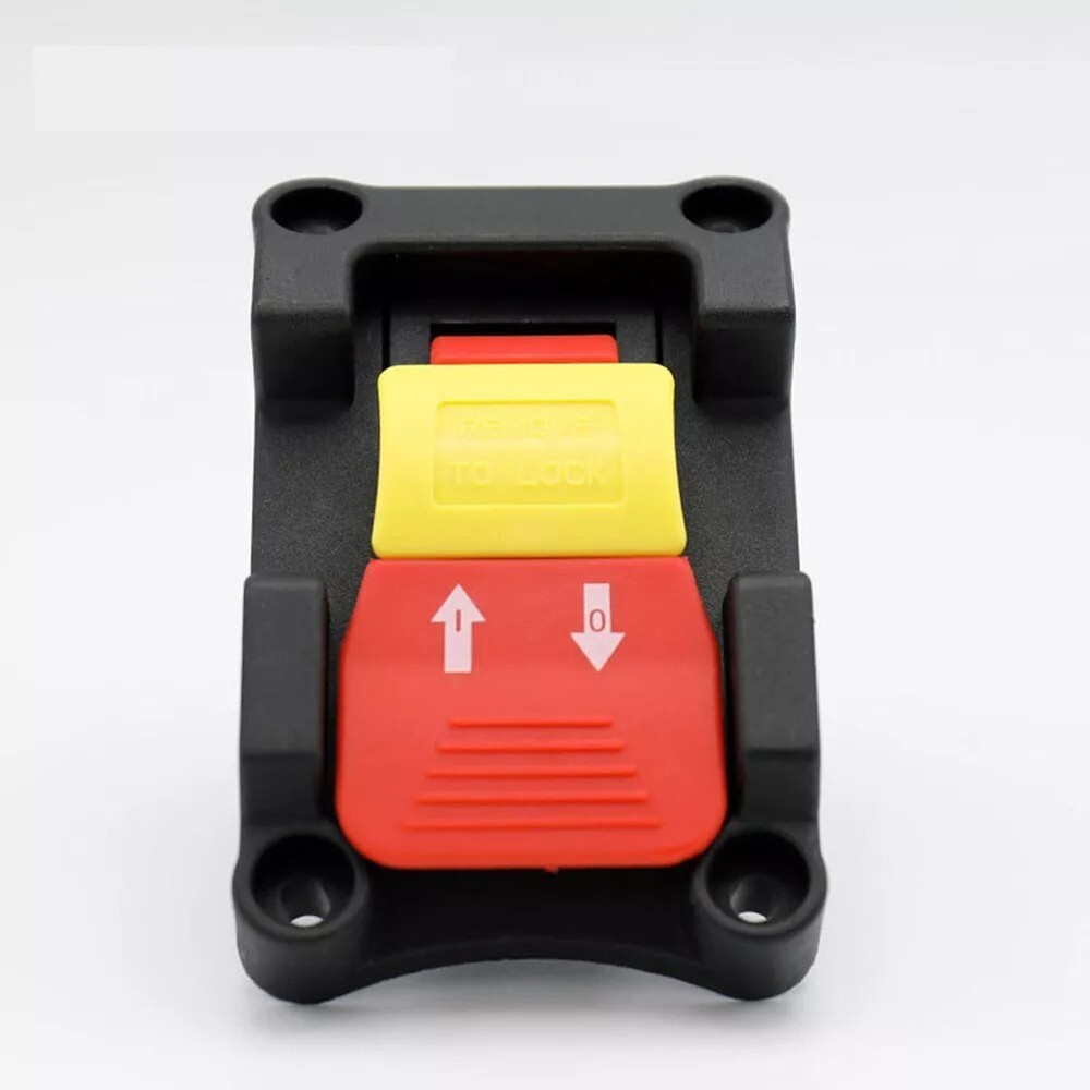 Locking Key Switch 20A DPDT Pushbutton Switch for Table Saws and Routers