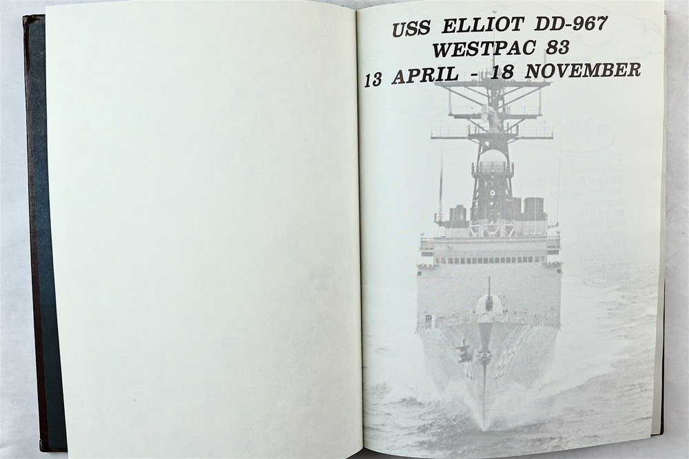 USS Elliot (DD-967) 1983 Westpac Deployment Cruise Book