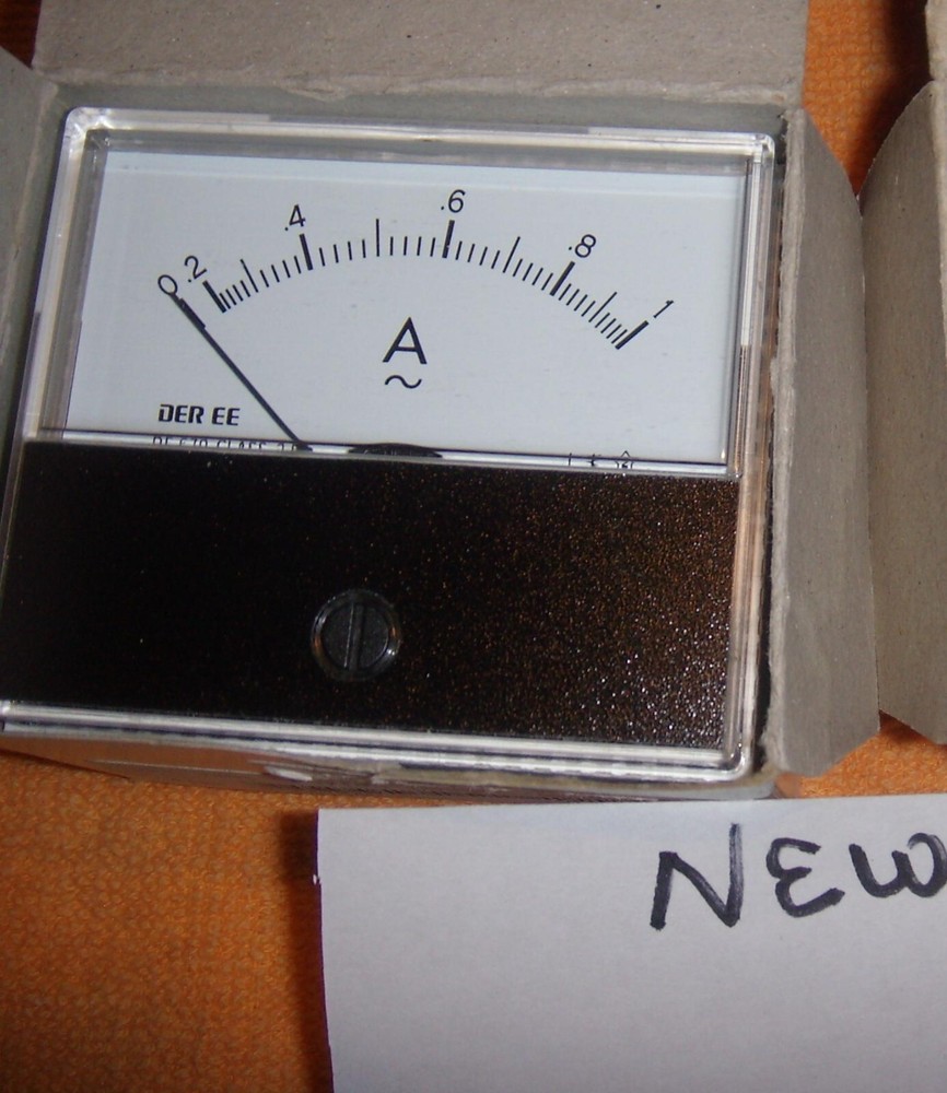 NEW  DEREE   AMPMETER 0 TO 5  MOVING IRON METER    ORG  #910-0366