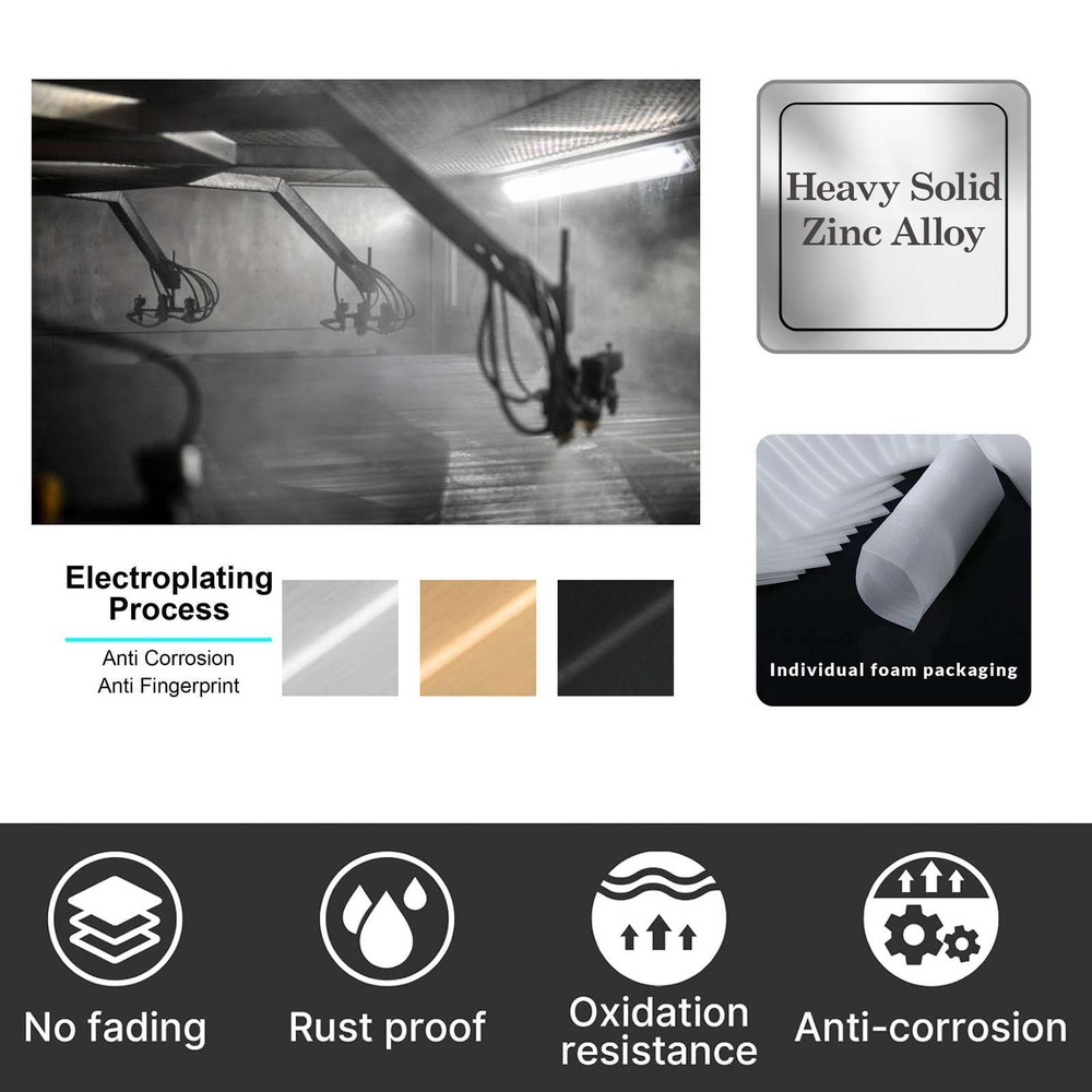 Solid Brushed Nickel Square Cabinet Pulls Handles Kitchen Bathroom Drawers