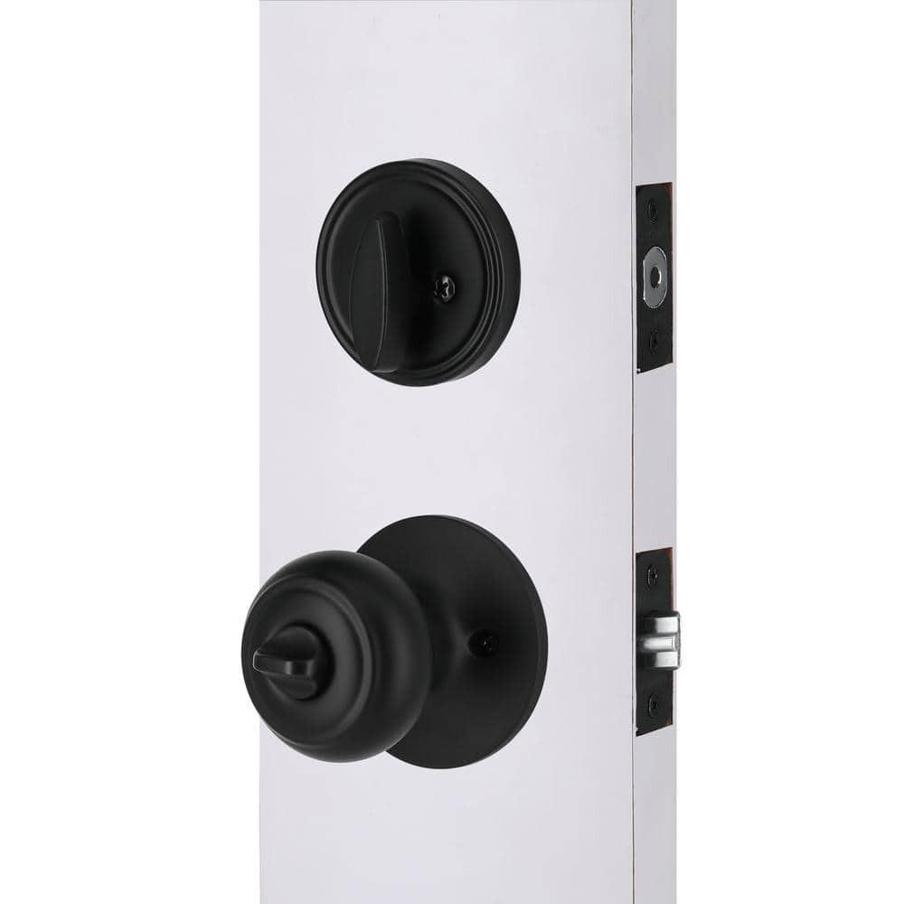 Defiant Hartford Matte Black Single Cylinder Combo Pack