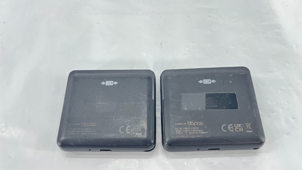 Lot of 2 BBPOS Bluetooth NFC Card Reader 2AB7X-CHB2X CHB2A