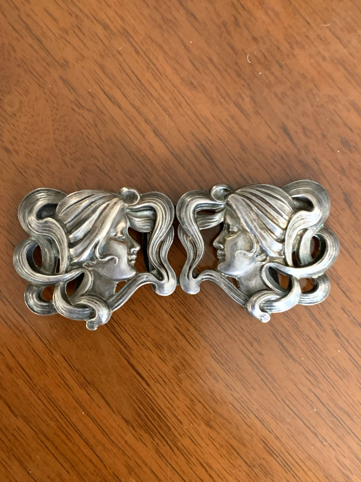 Rare Kerr Art Nouveau Sterling Silver Buckle 1901 Museum