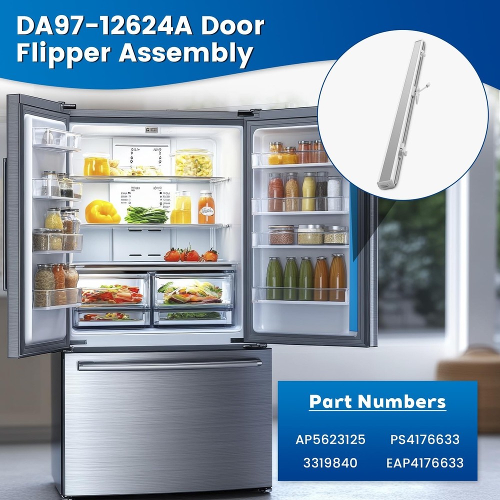 Refrigerator Flipper Assembly #Sam-Da97-12624a Compatible with Samsung, DA97-...