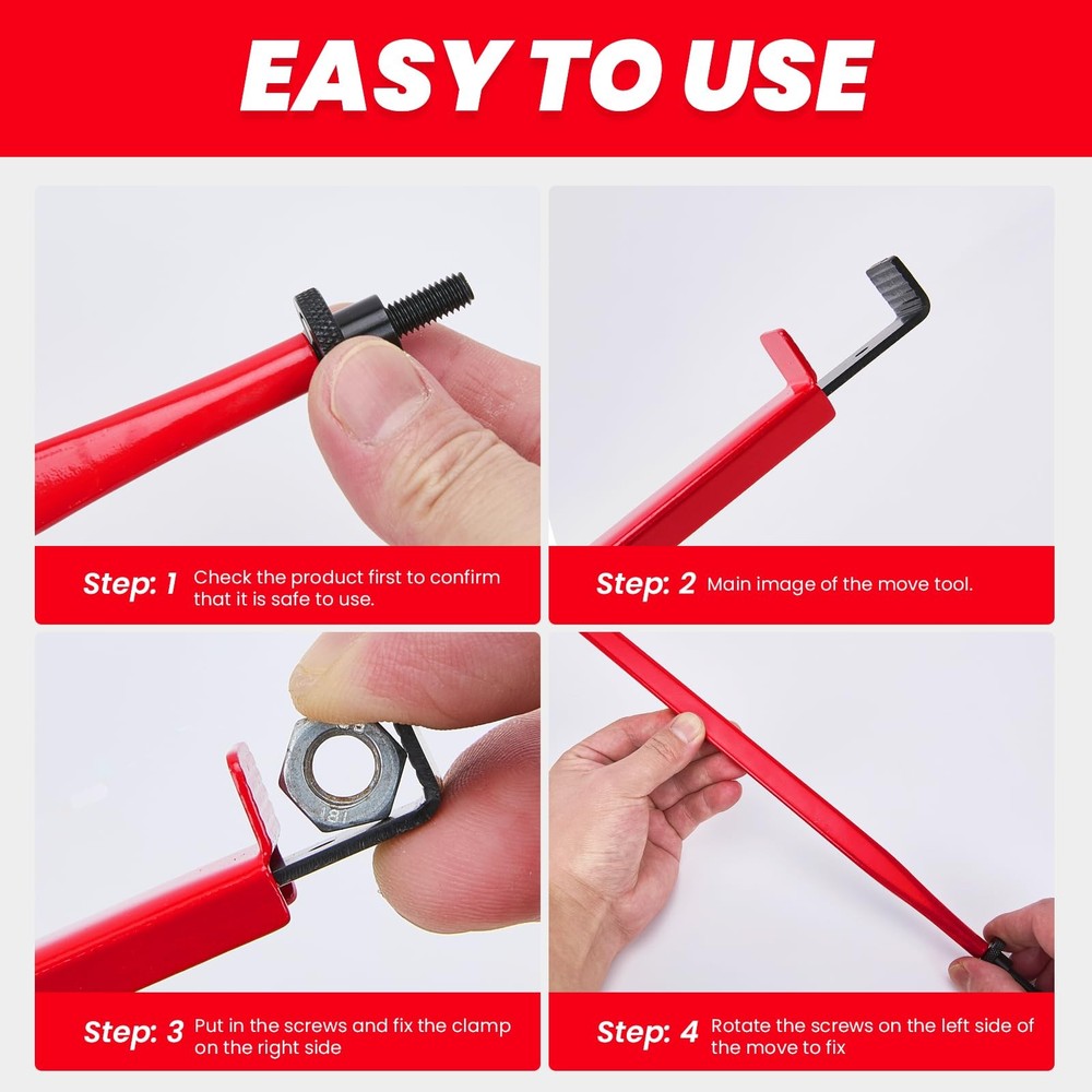 Extension Clamp Tool Manual Adjustable Nuts Bolt Holder & Hose Clamp Gripper