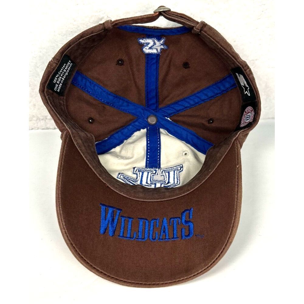 Kentucky Wildcats Starter Cap Hat Strap Back Adjustable Brown Cotton