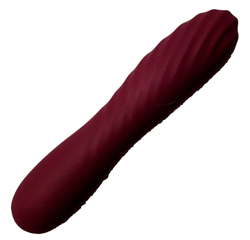 Mini Aulado Silicone 5" Purple Vibrator USB Rechargeable Multi Speed & Functions