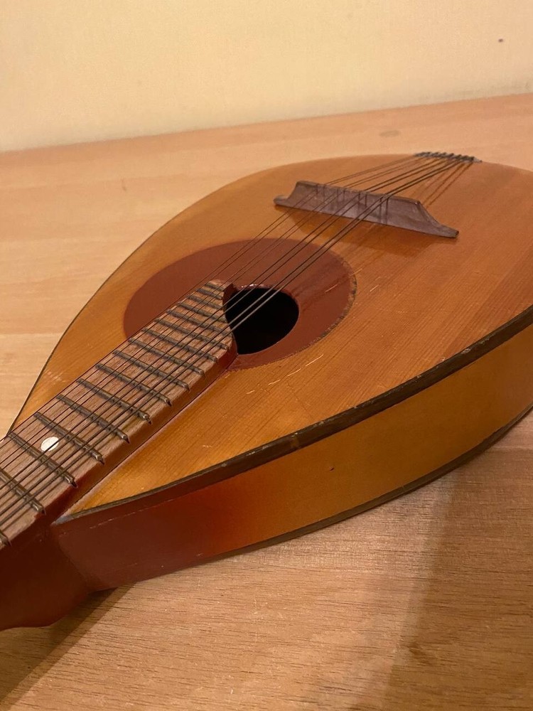 Mandolin USSR Soviet Folk Instrument 8 String Vintage