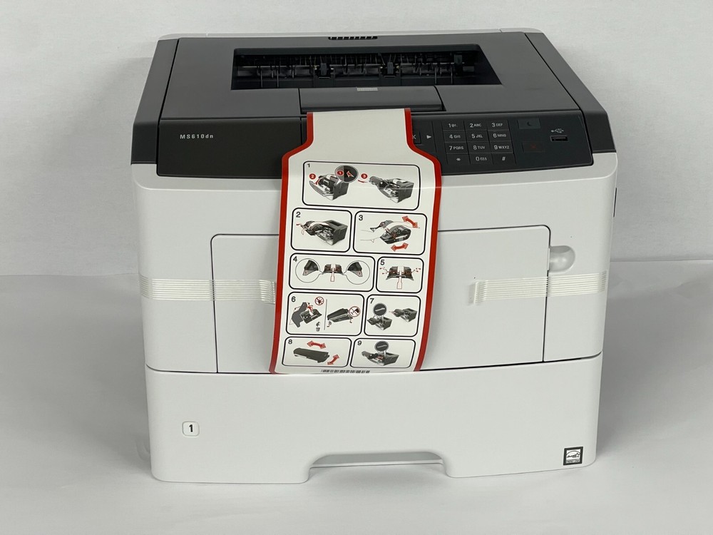 Lexmark MS610dn Monochrome Network-ready Laser Printer 3ST415 High Voltage 220V
