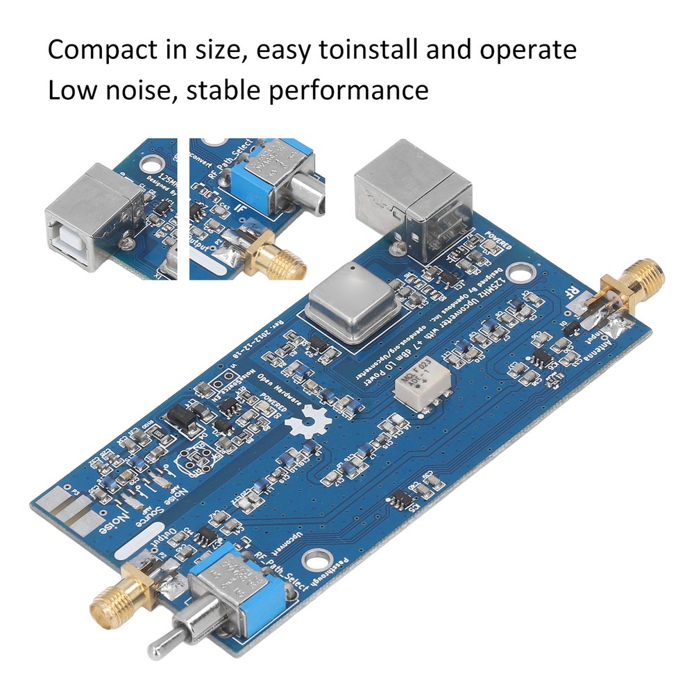 125MHz SDR Variable Frequency Upconverter Board For RTL2832+R820T2 Receiver