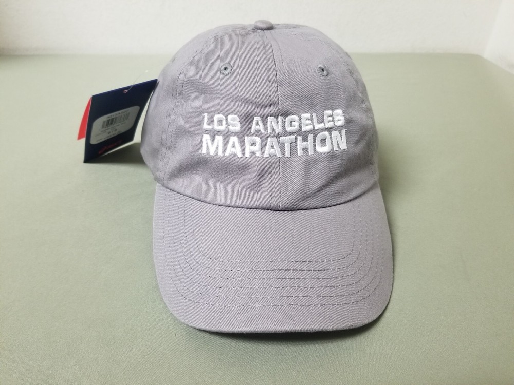 New Asics Los Angeles Marathon Adjustable Strap Baseball Cap.