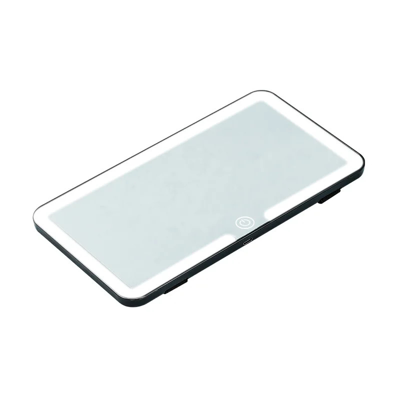 Car Sun Visor LED Makeup Mirror Rechargeable HD Vanity Mirror with Fill Light