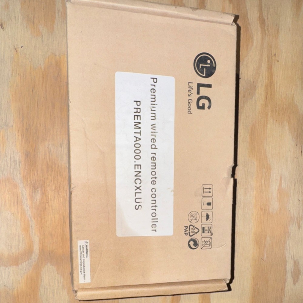 LG Premium Wired Remote Controller PREMTA000.ENXCLUS Owner's Manual
