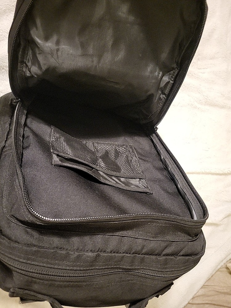 Military Tactical Black Stealth Backpack 2 Day Pack Storage Bugout Army Like 511