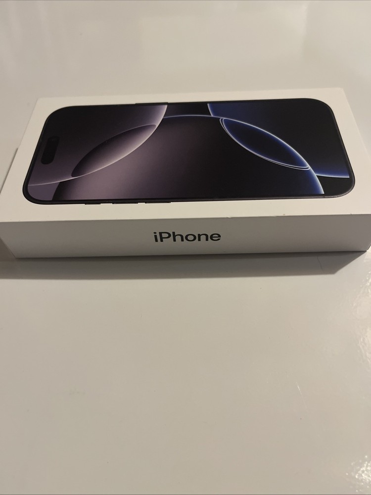 Apple iPhone 16 Pro Black Titanium 256GB - Empty BOX ONLY