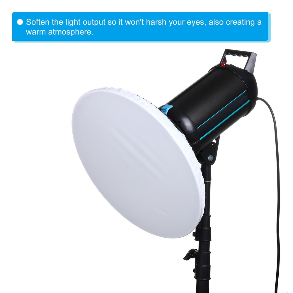 17" 42cm soft diffuser lamp cover, diffuser cloth, white