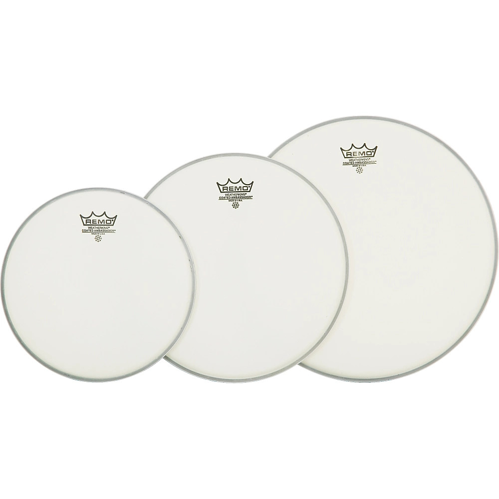 Remo Ambassador Tom Drumhead Pack Fusion Coated
