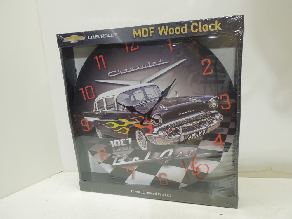 MDF Wood Clock 1957 Chevy Belair