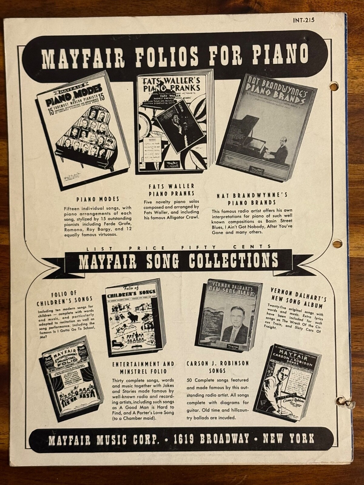 The Anniversary Waltz Sheet Music Al Dublin Dave Franklin Mayfair Music Crp 1941