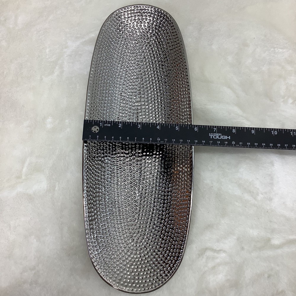 Helio Ceramic Platter By Torre & Tagus- Ceramic Silver