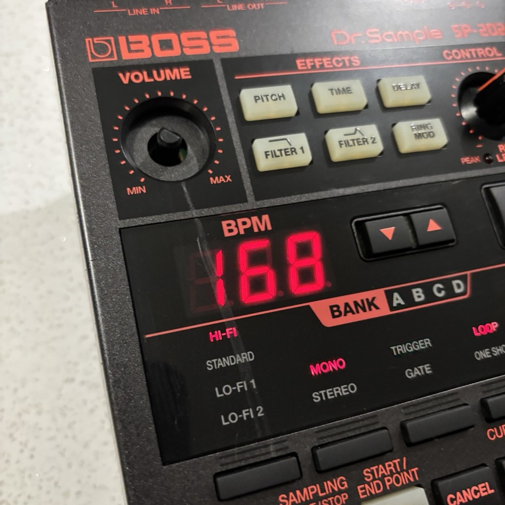 Boss SP-202 Dr. Sample Sampler Looper Drum Machine W/ Memory Card SOLD AS IS