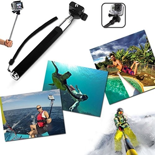 Universal Action Camera Accessories Bundle-Head Chest Strap Mount/Selfie