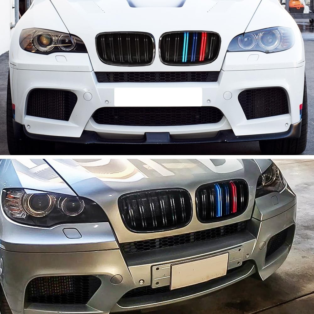 MAXDOM Replacement Front Upper Grill Fit for BMW (2007-2013) X5 E70 (2008-2014)