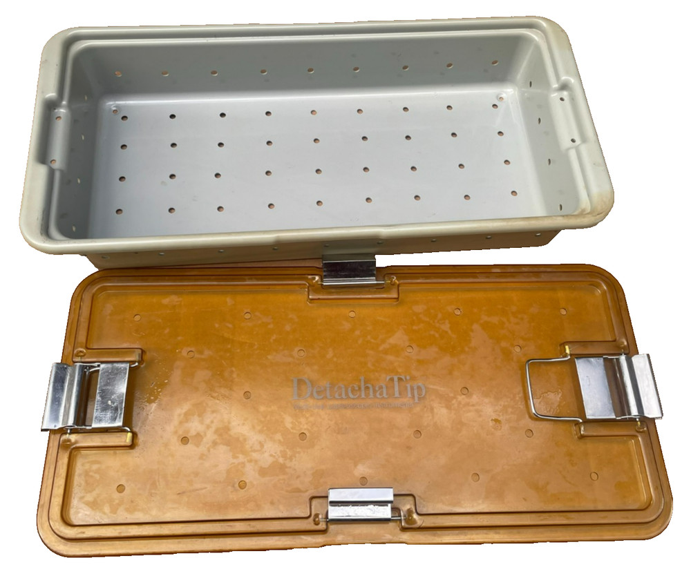 Plastic Sterilization Basket Tray, 20-1/2" x 9-1/2" x 4"