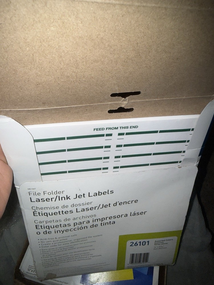 Business Source BSN26101 File Folder Labels Read Description ￼