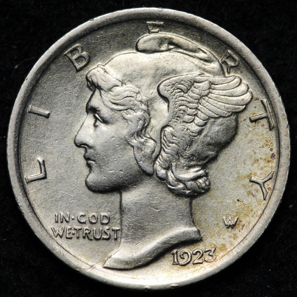 1923 Mercury Silver Dime UNC *UNCIRCULATED* MS E394 AKNF