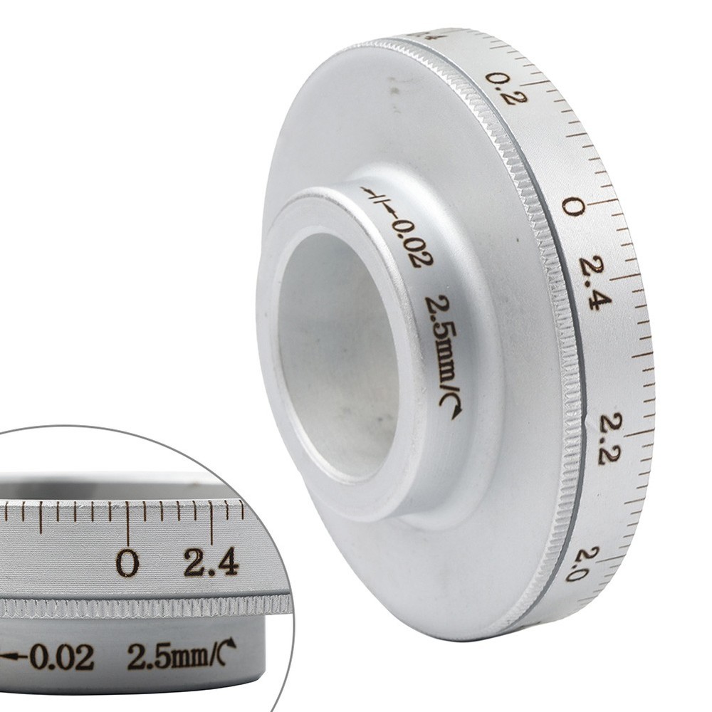 1pc Lifting Scale Ring Dial Cross Graduations Table For Milling Machines