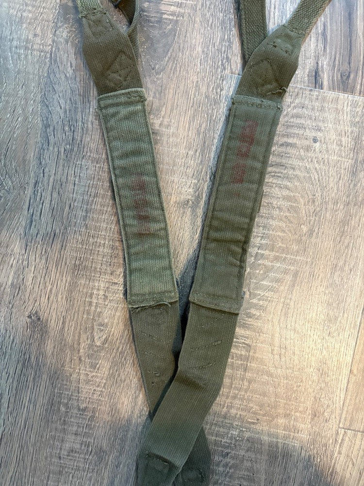US Army M1945 Combat Field Pack Suspenders WWII