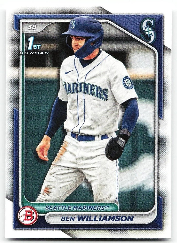 !!!      BEN WILLIAMSON  BOWMAN   BASEBALL ROOKIE  CARD  $$