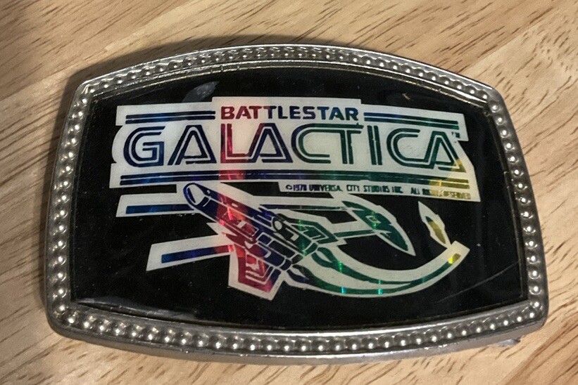 1978 BATTLESTAR GALACTICA Viper Prismatic Belt Buckle