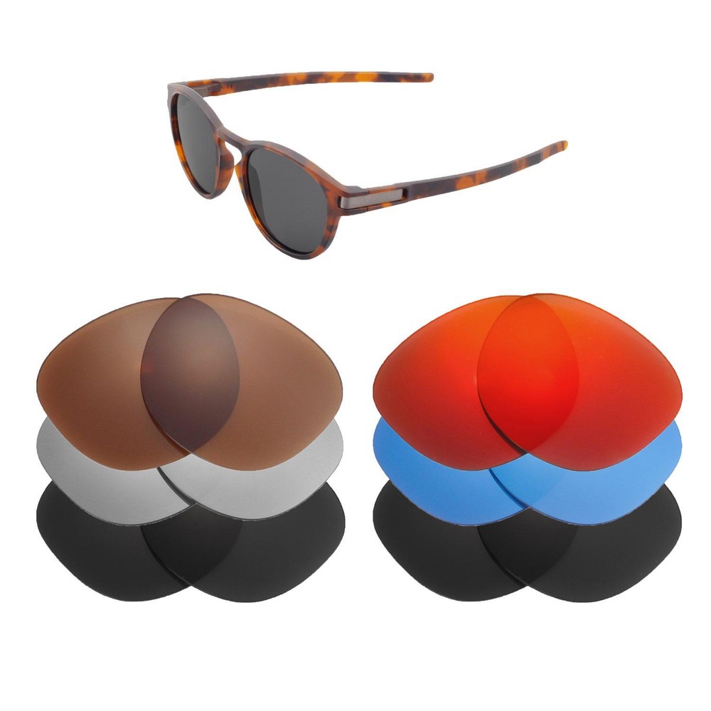 Walleva Replacement Lenses for Oakley Latch Sunglasses - Multiple Options