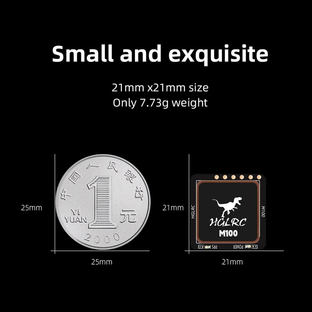 M100-5883 GPS Compass Module, Upgraded 10th Generation Chip Compatible with F...