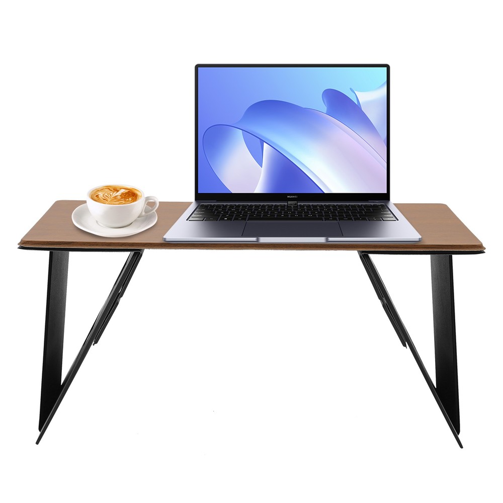 Folding Lap Desk with Angle Adjustable Portable Foldable Laptop Table Bed Desk