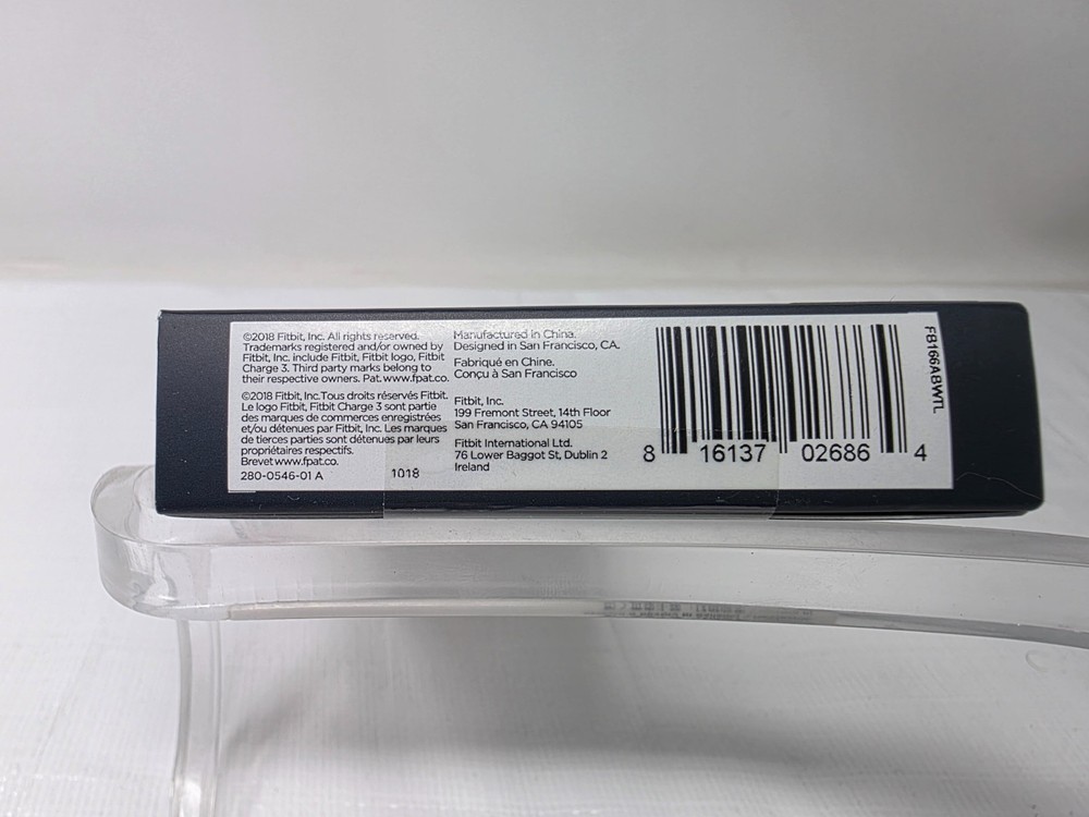 Fitbit Versa, Versa 2, Versa Lite Replacement Band Size Large White Sealed NEW