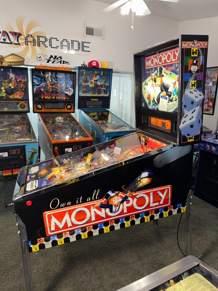 Platinum Edition Monopoly Pinball Machine