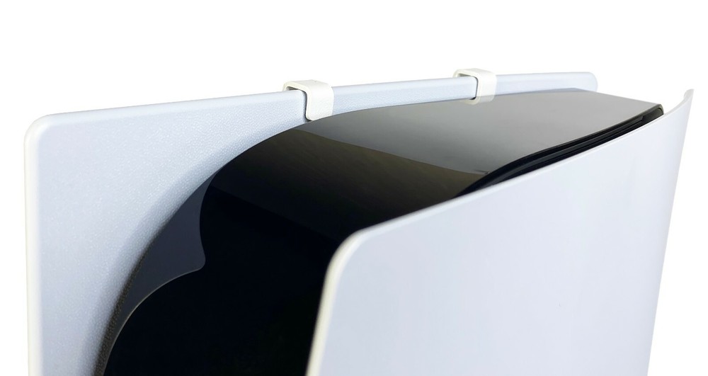 PlayStation 5 PS5 FAT & PRO White Wall Mount + Controllers Mount - ViMount